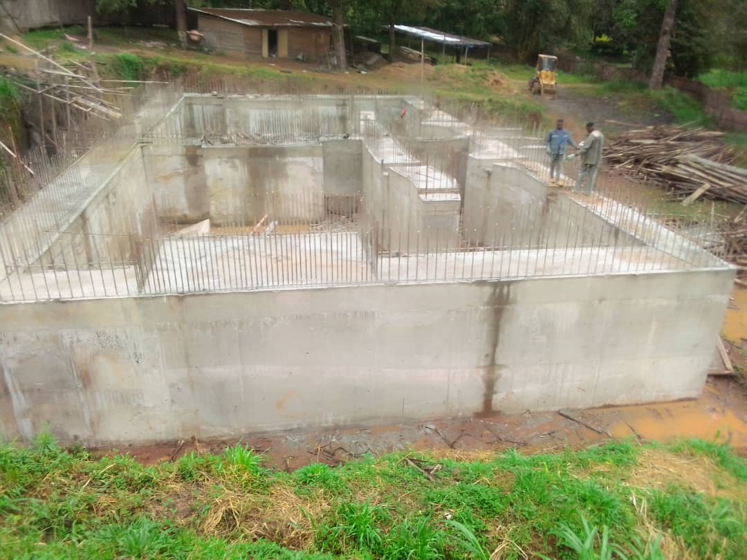 November 2023: The foundations are complete, after removal of the formwork