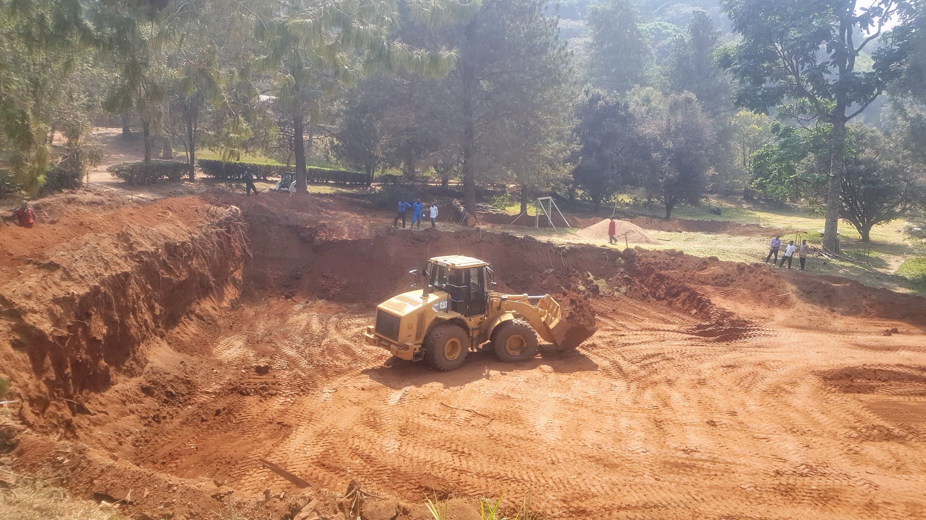 January 2021: The site is cleared and levelled